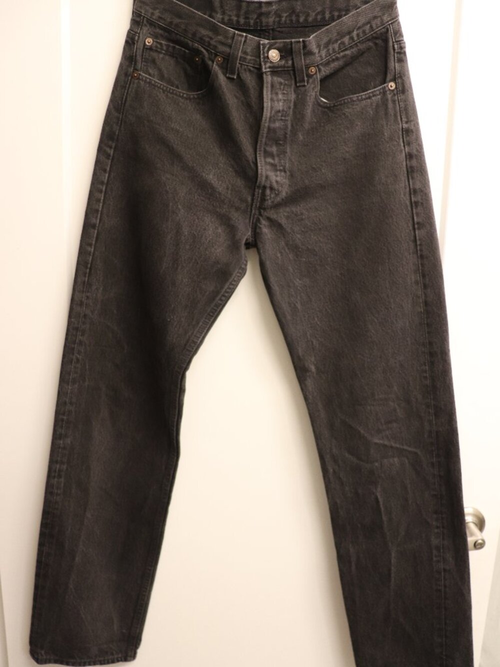 Levi's Vintage 501 Black Straight Leg Jeans W31 L32